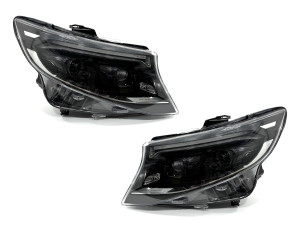 FULL LED фари рестайлінг 2023+ для Mercedes W447 Vito / V-class / Metris 2014-, комплект 2шт.
