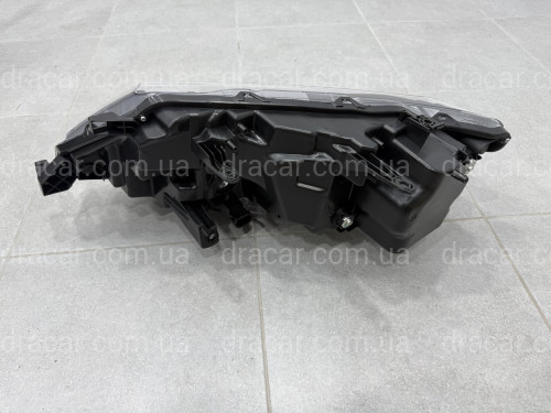 Права фара Full LED 2 лінзи ХРОМ для Nissan Rogue 32 2017-2020 артикул 9012