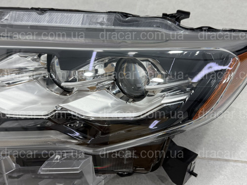 Ліва фара Full LED 2 лінзи ХРОМ для Nissan Rogue 32 2017-2020 артикул 9011