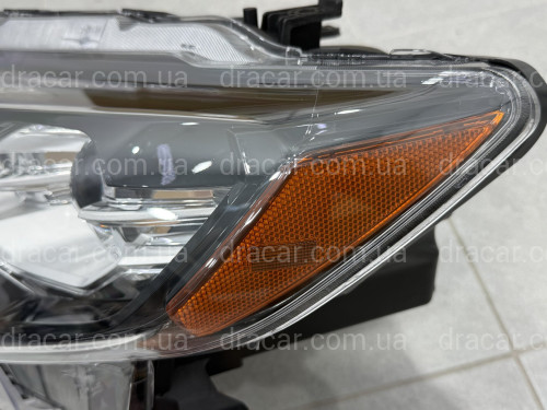 Ліва фара Full LED 2 лінзи ХРОМ для Nissan Rogue 32 2017-2020 артикул 9011