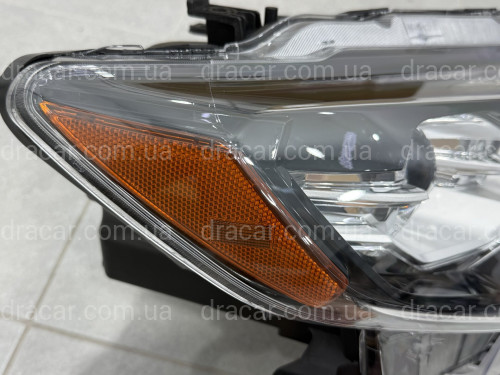 Права фара Full LED 2 лінзи ХРОМ для Nissan Rogue 32 2017-2020 артикул 9012