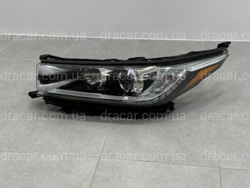 Ліва фара LIMITED для Toyota Highlander 2017-2019 артикул 9015