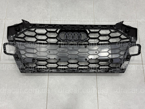Решітка радіатора S-Line для Audi A4 B9 2020-2023, колір чорний артикул 5661