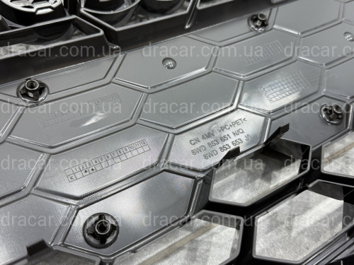 Решітка радіатора S-Line для Audi A4 B9 2020-2023, колір чорний артикул 5661
