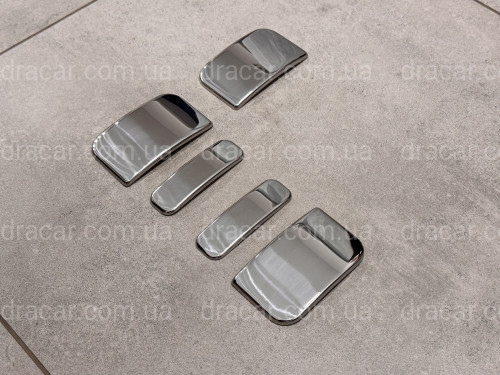 Накладки на ручки Citroen Berlingo 1996-2007 (нержавіюча сталь) 3 шт. артикул 4925
