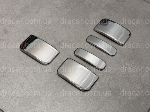 Накладки на ручки Citroen Berlingo 1996-2007 (нержавіюча сталь) 3 шт. артикул 4925
