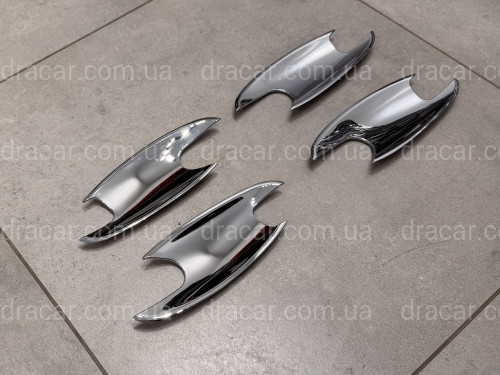 Хром накладки під ручки дверей для Mercedes W220 W203 W211 артикул 6244