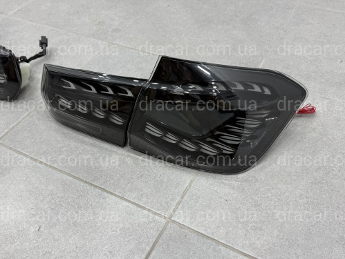 Задні ліхтарі GTS Style SMOKE для BMW 3 series F30 2012-2018 артикул 9033