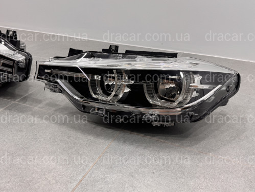 Фари FULL LED для BMW 3 series F30 F31 2012-2018 2шт, ГАЛОГЕН У ЛЕД артикул 3345