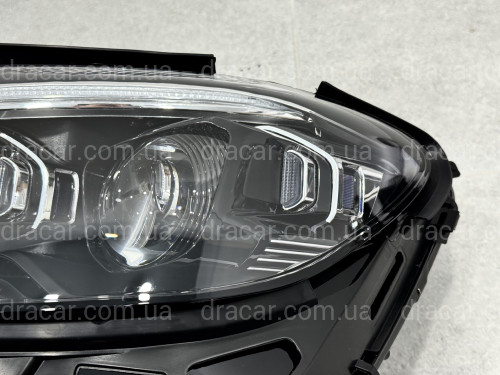 Фари Full LED у стилі MULTIBEAM рестайлінг для Mercedes E-Class W213 2020-2023, комплект 2шт. артикул 9054