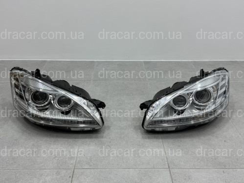 Фари ксенон + галоген для Mercedes-Benz S-class W221 2005-2013, комплект 2шт. артикул 9035
