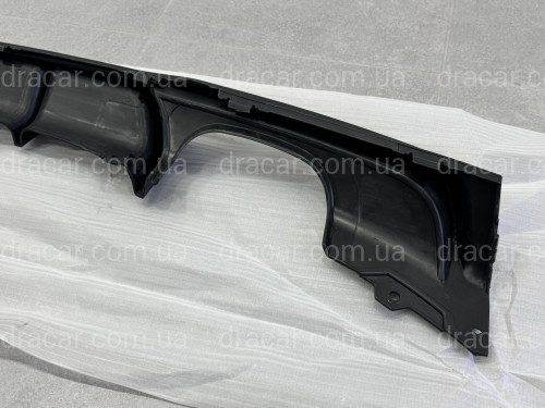 Дифузор накладка заднього бампера M-Performance BMW 3 series F30 2012-2018 під одну подвійну вихлопну трубу МАТОВИЙ 00---- артикул 2209