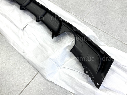 Дифузор накладка заднього бампера M-Performance BMW 3 series F30 2012-2018 під дві одинарні вихлопні труби ГЛЯНЦЕВИЙ 0---0 артикул 8177