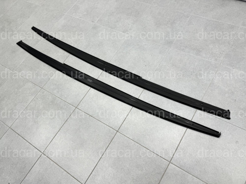 Леза під пороги M-Perfomance BMW 3 series F30 F31 2012-2018 2шт. чорний глянець артикул 8110