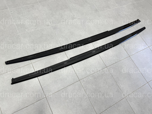 Леза під пороги M-Perfomance BMW 3 series F30 F31 2012-2018 2шт. чорний глянець артикул 8110