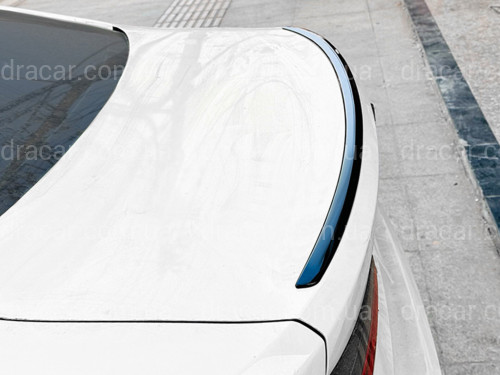 Спойлер лип BMW 4 series G22 2020 - ABS пластик, чорний глянець артикул 3005