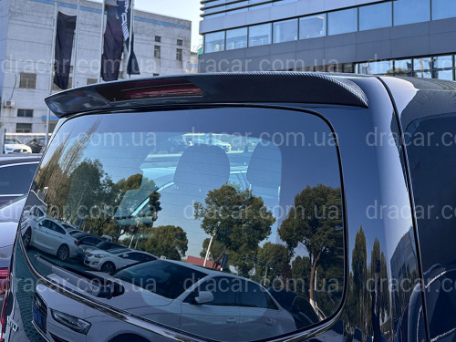 Спойлер на задні двері ЛЯДА Mercedes Benz Vito W447 ABS пластик, колір чорний глянець артикул 9125