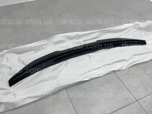Спойлер ліп стиль PSM для Audi A4 B8 2008-2016 ABS пластик, колір чорний глянець артикул 9112