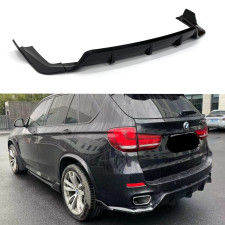 Дифузор накладка заднього бампера Paradigma M-Performance для BMW X5 F15 2013-2018, колір чорний глянець