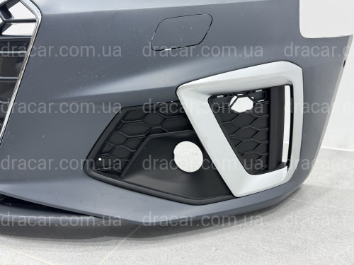 Бампер передній у зборі S-Line ХРОМ для Audi A4 B9 2020-2023 артикул 6933