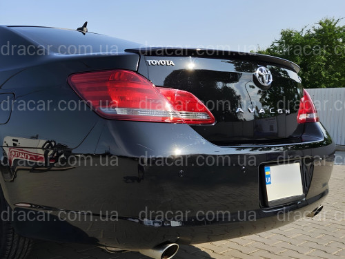 Спойлер лип на багажник Toyota Avalon 2006-2010 ABS пластик, колір чорний артикул 9036