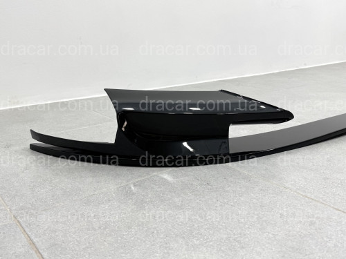 Спідниця переднього бампера спідниця M5 style BMW 5 series F10 F11 2010-2016 ABS пластик, чорний глянець артикул 5336