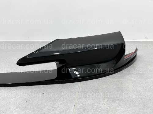 Спідниця переднього бампера спідниця M5 style BMW 5 series F10 F11 2010-2016 ABS пластик, чорний глянець артикул 5336
