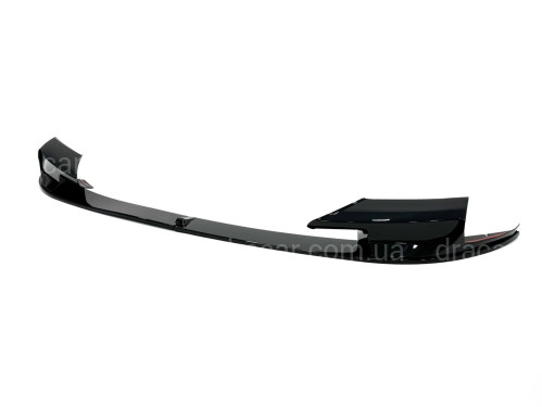 Спідниця переднього бампера спідниця M5 style BMW 5 series F10 F11 2010-2016 ABS пластик, чорний глянець артикул 5336