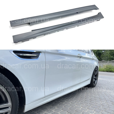 Накладки на пороги M-paket BMW 5 series F10 F11 2010-2016 артикул 7925
