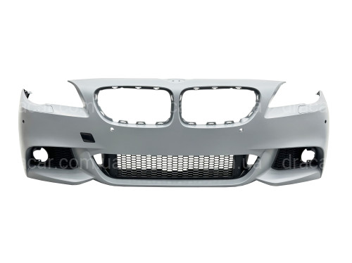 Передній бампер у зборі M Paket BMW 5 Series F10 F11 2010-2013 (під омивачі / з отворами під парктроніки / з отворами туманок) артикул 7923