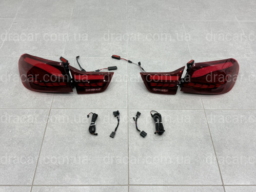 Задні LED ліхтарі стиль M4 для BMW 4 series F32 F33 F36 F82 F83 2013-2020 червоні, комплект 4шт. артикул 9307