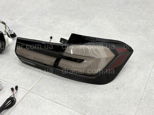 Задні LED ліхтарі стиль G30 для BMW 3 series F30 2012-2018 димчасті, комплект 4шт. артикул 9304