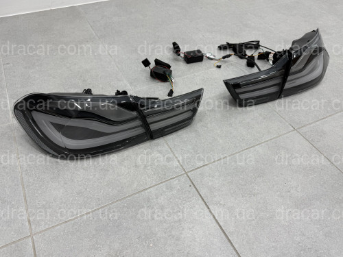 Задні димчасті LED ліхтарі рестайлінг для BMW 4 series F32 F33 F36 F82 F83 2013-2020 артикул 9283
