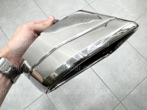 Насадки на вихлопні труби M Paket для BMW X3 G01 / X4 G02 2022-2024 хром артикул 9311