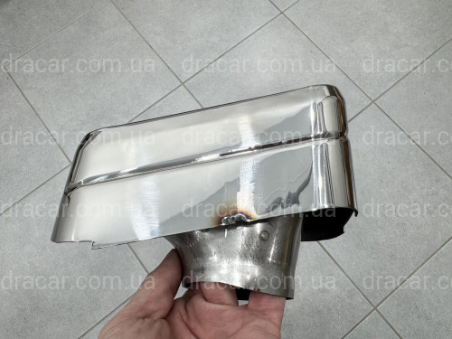 Насадки на вихлопні труби M Paket для BMW X3 G01 / X4 G02 2022-2024 хром артикул 9311
