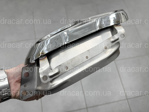 Насадки на вихлопні труби M60i LCI для BMW X5 G05 / X6 G06 / X7 G07 хром артикул 9320
