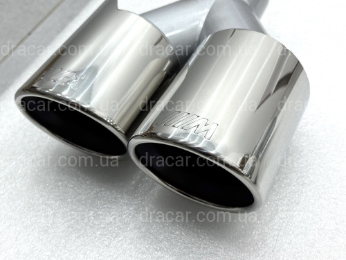 Насадки на вихлопні труби стиль M5 BMW 5 Series F10 / F11 2010-2017 хром артикул 9316