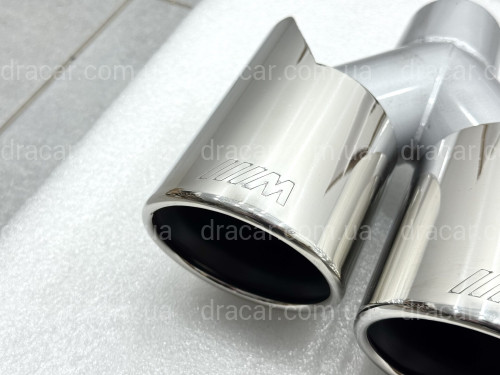 Насадки на вихлопні труби стиль M5 BMW 5 Series F10 / F11 2010-2017 хром артикул 9316