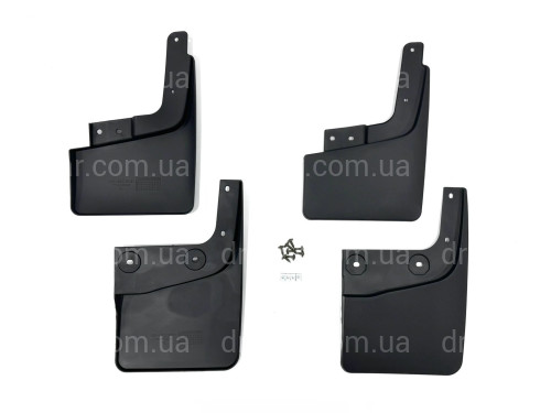 Бризковики Mitsubishi L200 2019-2023, комплект 4 шт. артикул 9297