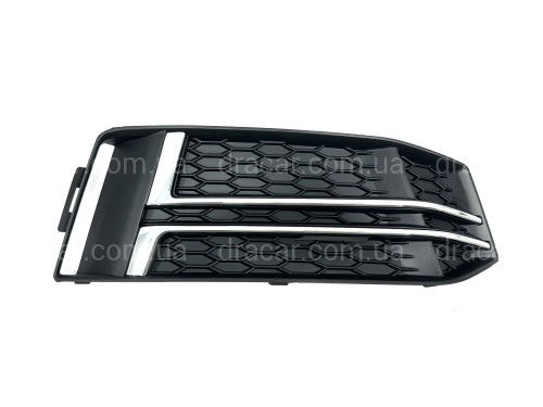 Накладка переднього бампера AUDI A4 B9 2015-2019 ПРАВА СТОРОНА артикул 3626