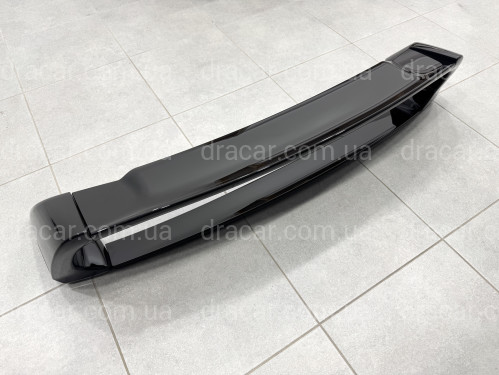 Спойлер високий Mugen RR Honda Civic 4D 2007-2011 ABS пластик, колір чорний глянець артикул 5318