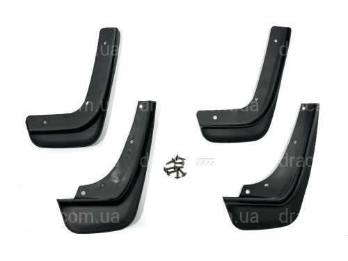 Бризковики Volvo C30 2009-2012, комплект 4 шт. артикул 9396