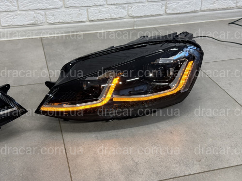 FULL LED фари Volkswagen Golf 7 2012-2016 у стилі рестайлінг 7.5 артикул 6374