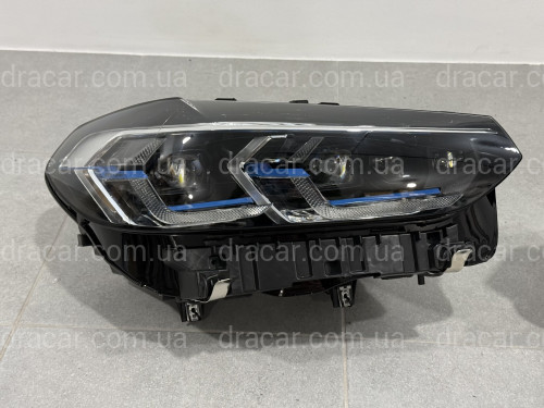 Фари стиль Laser LCI 2022+ рестайлінг замість дорестайлінгових BMW X3 G01 X4 G02 2018-2021 2шт. з заміною бампера на 2022-2024 артикул 6010