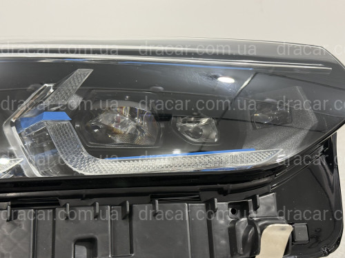Фари стиль Laser LCI 2022+ рестайлінг замість дорестайлінгових BMW X3 G01 X4 G02 2018-2021 2шт. з заміною бампера на 2022-2024 артикул 6010