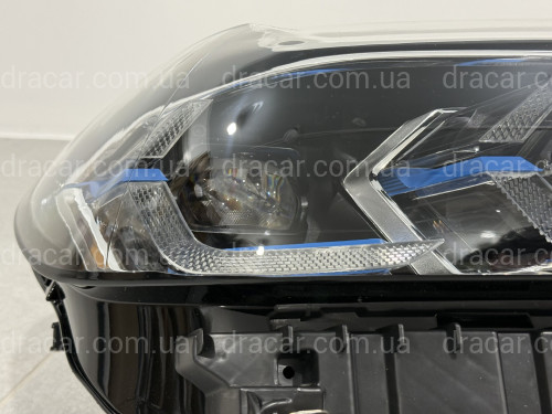 Фари стиль Laser LCI 2022+ рестайлінг замість дорестайлінгових BMW X3 G01 X4 G02 2018-2021 2шт. з заміною бампера на 2022-2024 артикул 6010