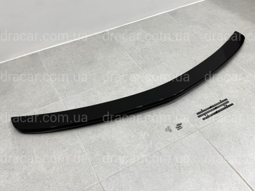 Спойлер ліп багажника Mazda 3 седан 2009–2013 ABS пластик, колір чорний глянець артикул 3676