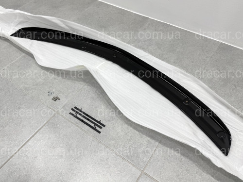 Спойлер ліп багажника Mazda 3 седан 2009–2013 ABS пластик, колір чорний глянець артикул 3676