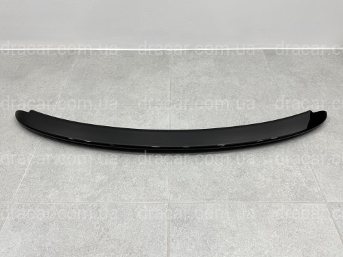 Спойлер козирок на кришку багажника Toyota Yaris 2005-2010 ABS пластик, колір чорний глянець артикул 6210