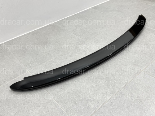 Спойлер козирок на кришку багажника Toyota Yaris 2005-2010 ABS пластик, колір чорний глянець артикул 6210